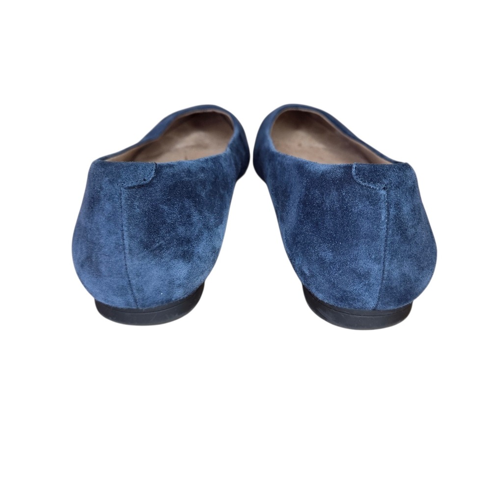 Vionic Caballo Navy Blue Suede Pointed Toe Ballet Flats Womens 8.5 - Picture 4 of 6
